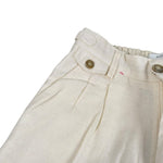 Jeckerson Pantalone Tinta Unita con Elastico In Vita per Bambino J3875 PANNA JECKERSON 