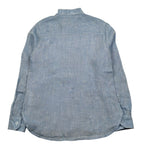 Jeckerson Camicia Manica Lunga Tinta Unita Collo Coreano per Bambino J3897 AZZURRO JECKERSON 
