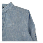 Jeckerson Camicia Manica Lunga Tinta Unita Collo Coreano per Bambino J3897 AZZURRO JECKERSON 