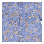 Jeckerson Camicia Mezza Manica Tinta Unita con Stampa per Neonato JN3424 AZZURRO JECKERSON 
