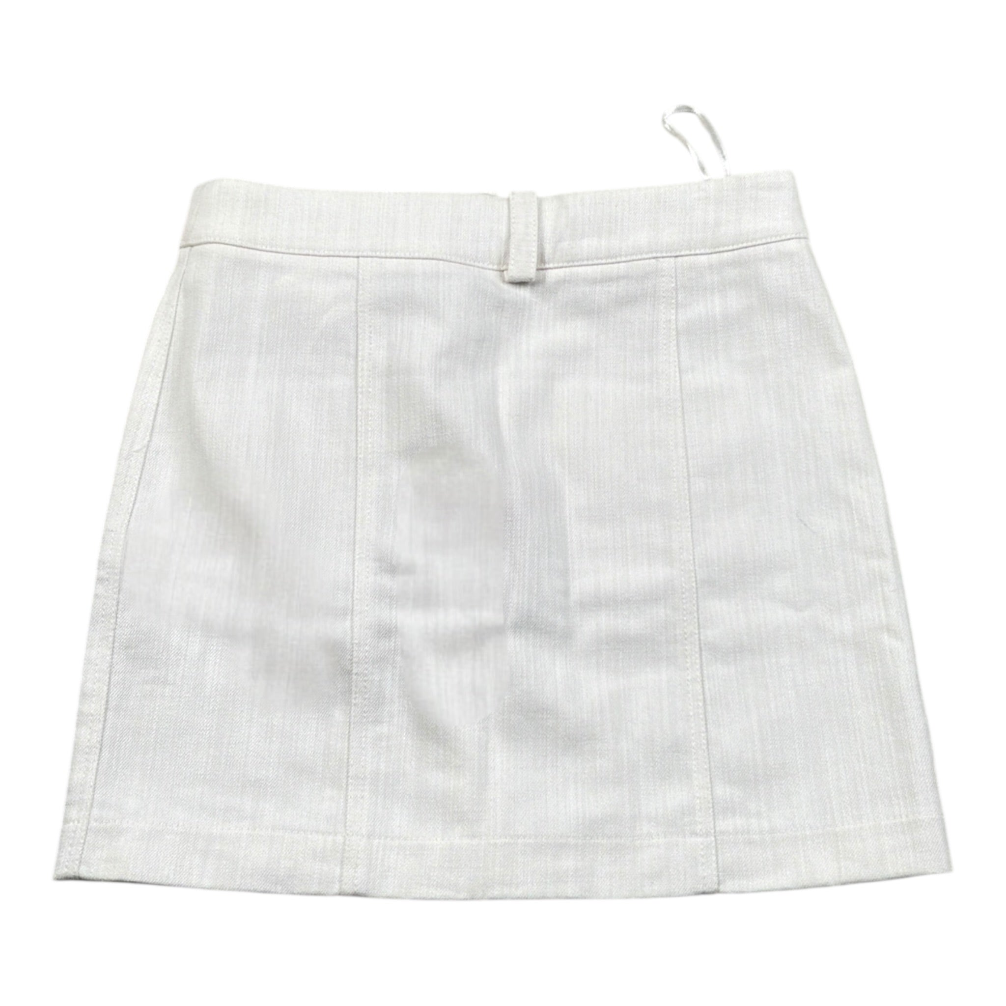 Jijil Gonna tinta unita con Tasconi Bianco per Bambina JJE23GO034 BIANCO JIJIL 