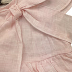 J.O. Milano Camicia Tinta Unita Mezza Manica con Fiocco per Neonata 176D2 ROSA J.O. MILANO 