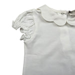 J.O. Milano Body Mezza Manica tinta unita Panna per Neonata 571X1 PANNA J.O. MILANO 