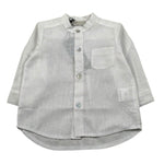 J.O. Milano Camicia Manica Lunga tinta unita Collo Coreano Bianco per Neonato 5768N BIANCO J.O. MILANO 