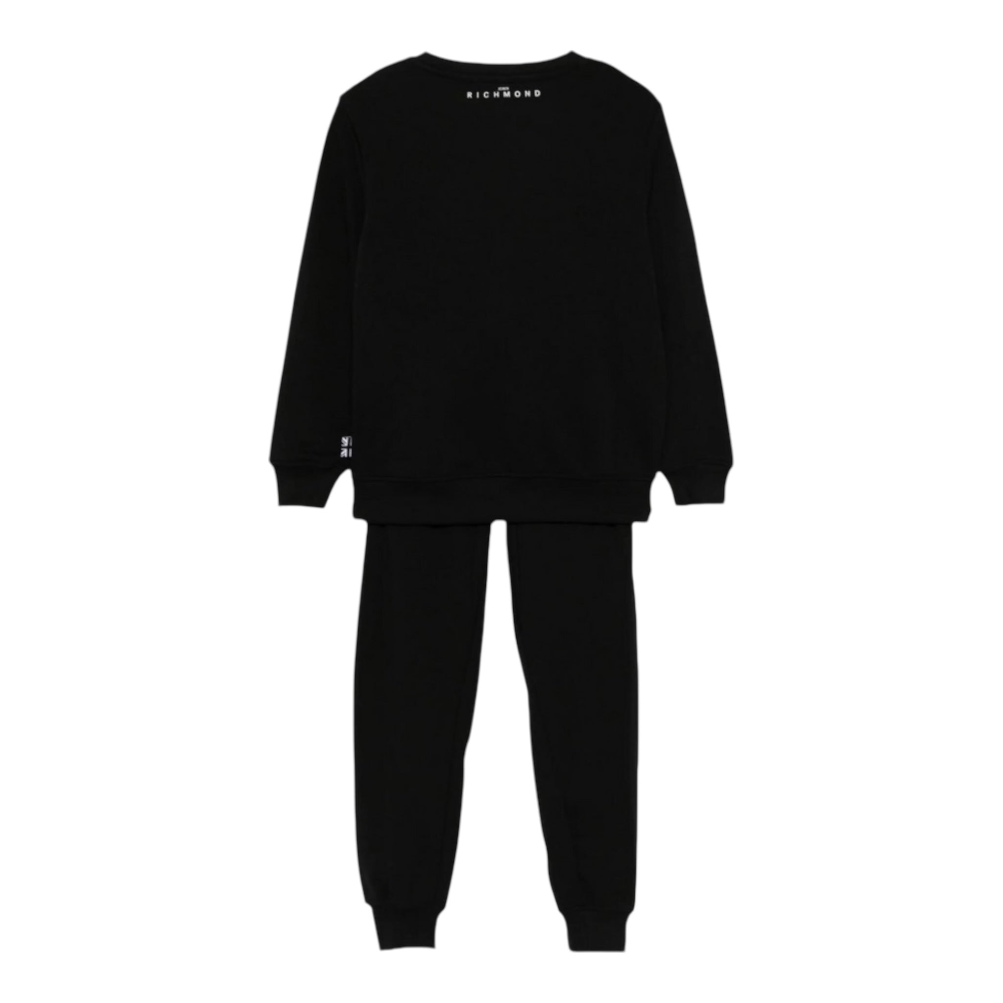 John Richmond Completo 2 Pezzi Felpa-Pantalone per Neonato RBA2452CF NERO JOHN RICHMOND 