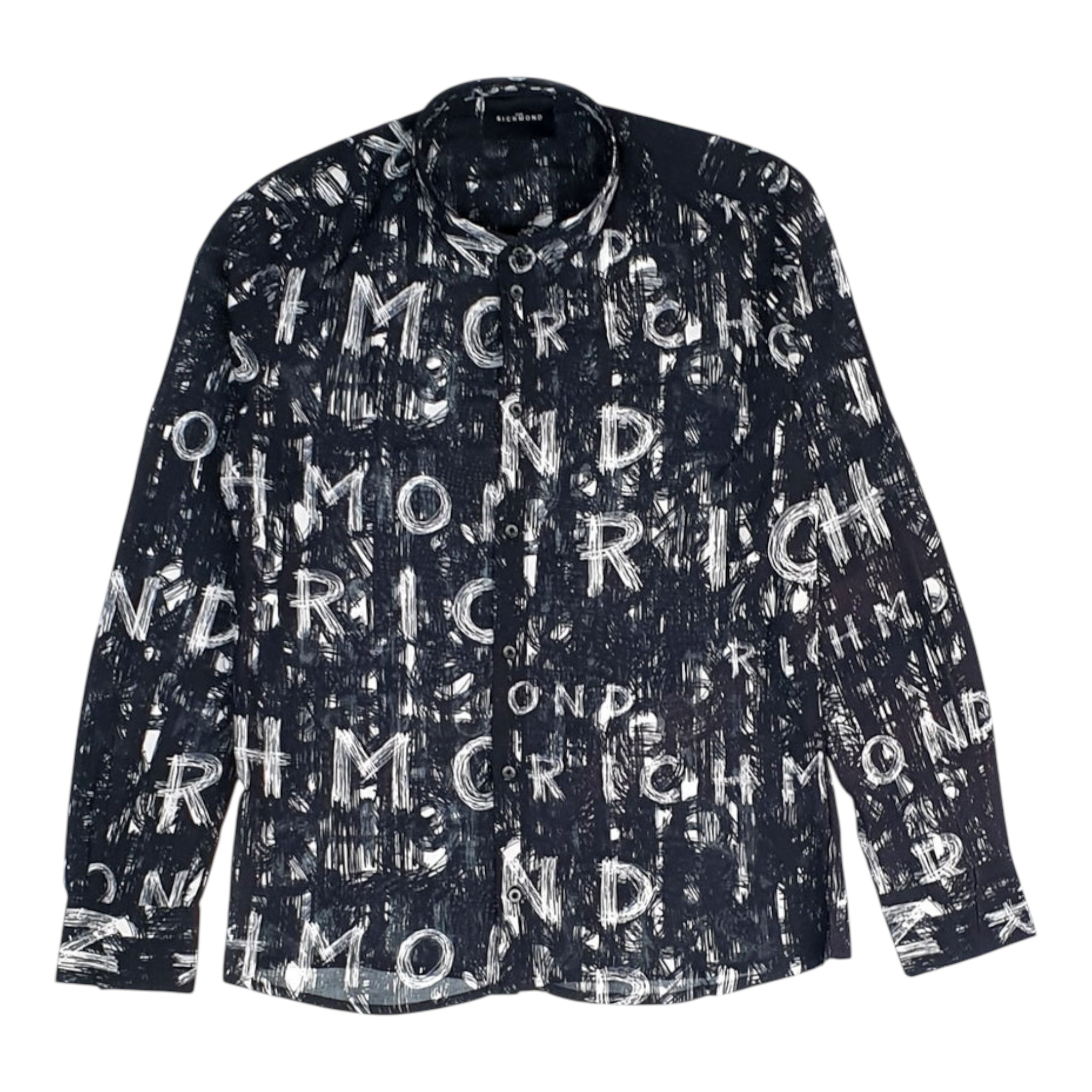 John Richmond Camicia Bicolore Logata per Neonato RBP24121CAN BIANCO/NERO JOHN RICHMOND 