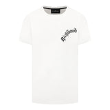 John Richmond T-Shirt Girocollo Tinta Unita con Stampa per Neonato RBP25057TSN BIANCO JOHN RICHMOND 