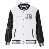 John Richmond Giubbino Modello College Tinta Unita con Maniche In Contrasto per Neonato RBP25176GBN GRIGIO JOHN RICHMOND 