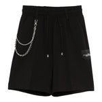 John Richmond Bermuda Tinta Unita con Elastico In Vita per Bambino RBP25226BEX NERO JOHN RICHMOND 