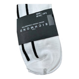John Richmond Calzini Tinta Unita con Logo per Bambino RBP26117CZ BIANCO JOHN RICHMOND 