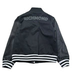 John Richmond Giubbino con Maniche In Ecopelle Tinta Unita con Bottoni per Bambino RBP26230GB NERO JOHN RICHMOND 