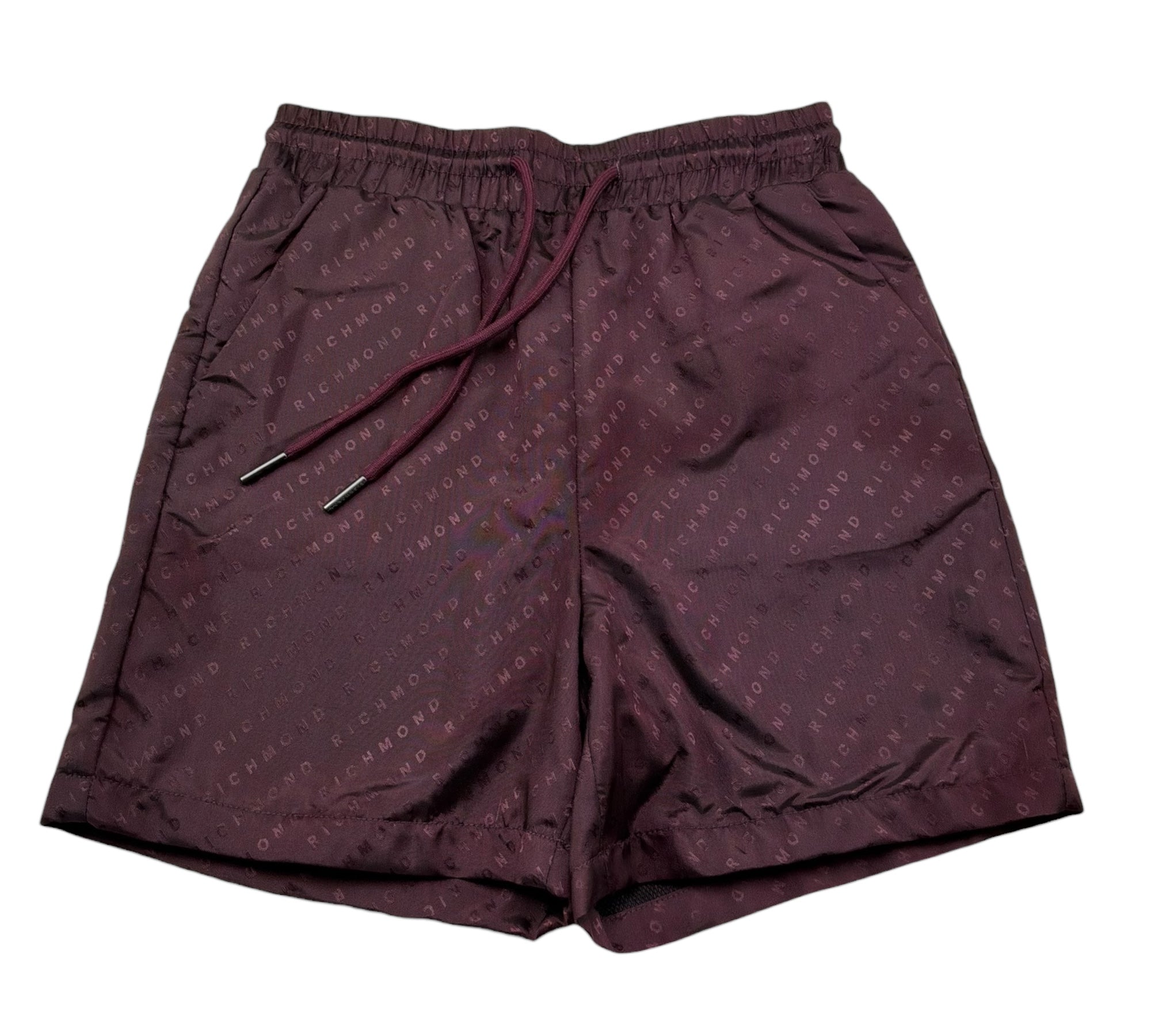 John Richmond Bermuda Tinta Unita con Elastico In Vita per Bambino RBP26233BE BORDEAUX JOHN RICHMOND 