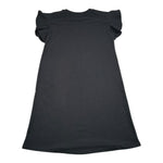 John Richmond Abito Mezza Manica Girocollo Tinta Unita con Stampa per Bambina RGP26023VE NERO JOHN RICHMOND 