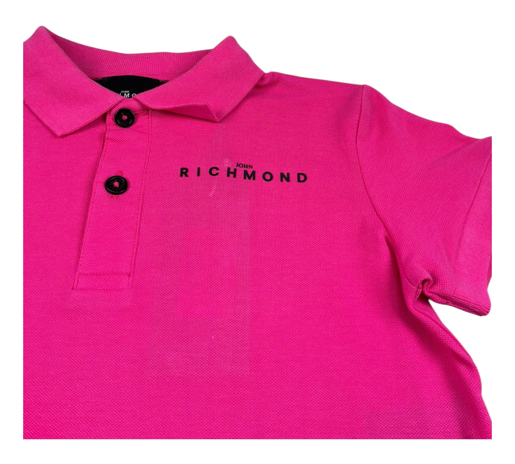 John Richmond Completo 2 Pezzi Polo-Short Bicolore per Bambina RGP26028CE FUXIA/NERO JOHN RICHMOND 