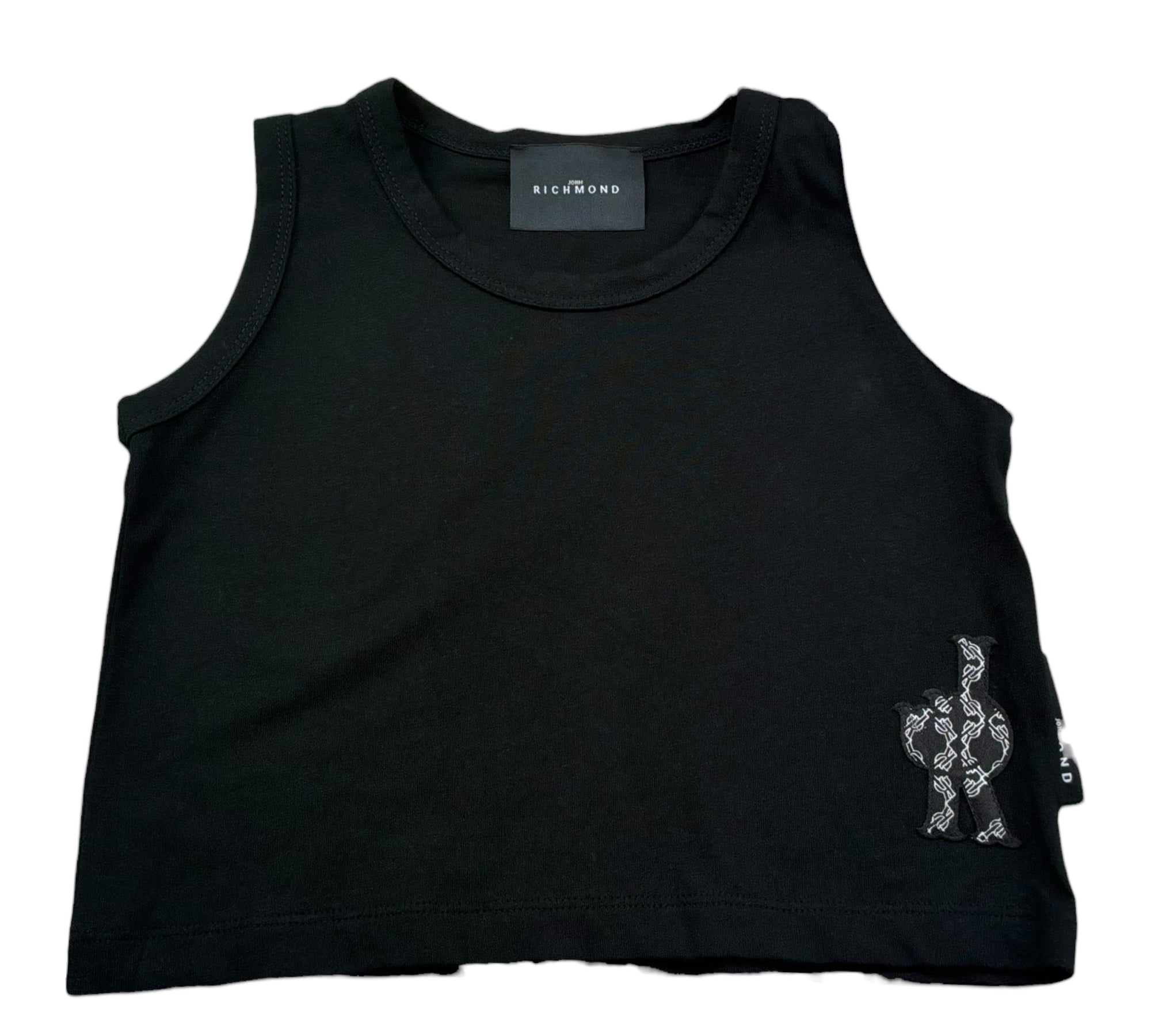 John Richmond Completo 2 Pezzi Canotta-Short Tinta Unita per Bambina RGP26064CJ NERO JOHN RICHMOND 