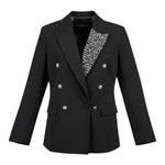 John Richmond Giacca Tinta Unita con Borchie per Bambina RGP26108GC NERO JOHN RICHMOND 