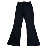 John Richmond Pantalone Tinta Unita Modello Zampa per Bambina RGP26125PA NERO JOHN RICHMOND 