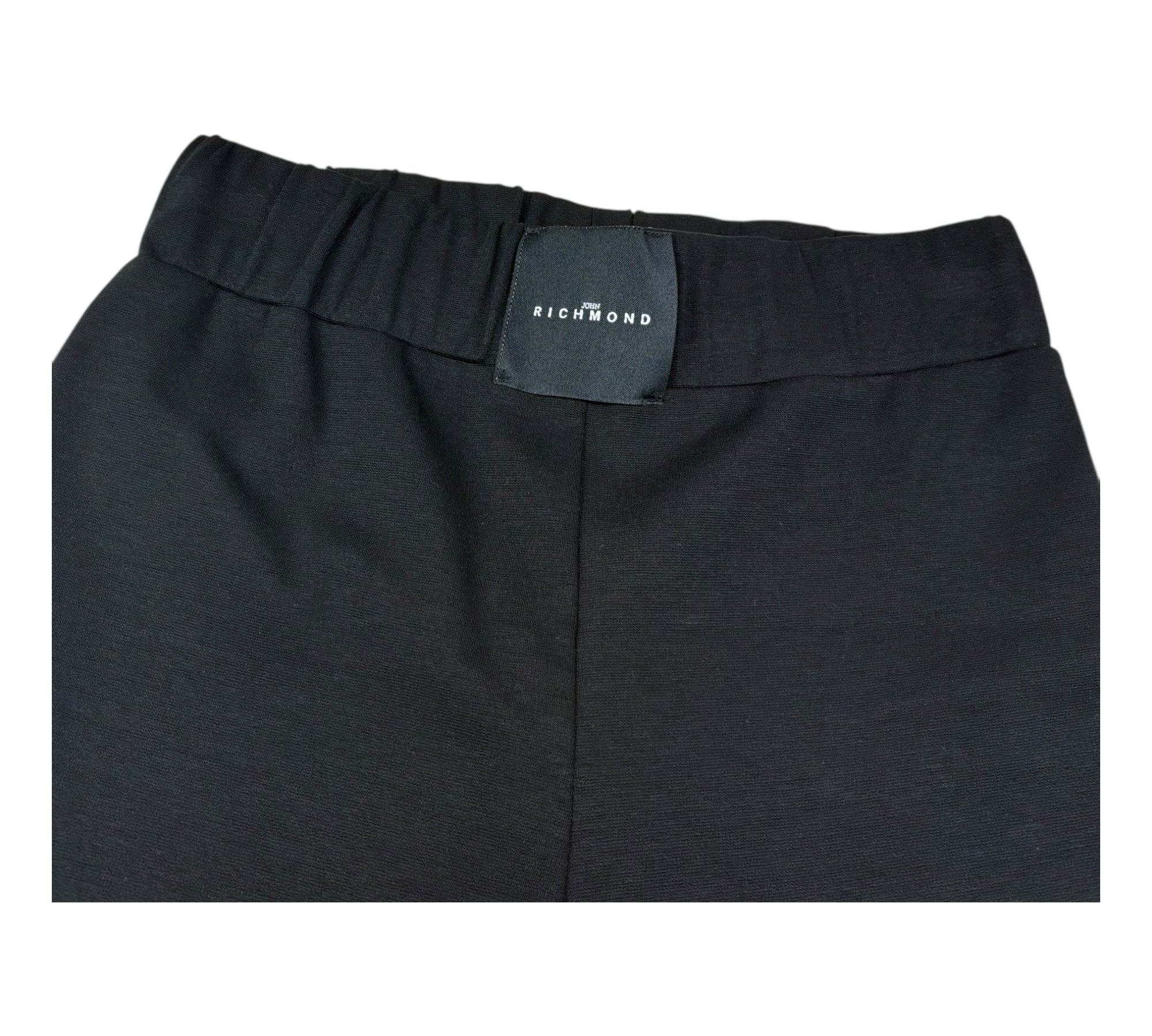 John Richmond Pantalone Tinta Unita Modello Zampa per Bambina RGP26125PA NERO JOHN RICHMOND 