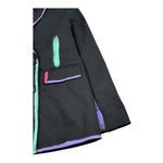 John Richmond Giacca Tinta Unita con Profili In Contrasto per Bambina RGP26134GC NERO JOHN RICHMOND 