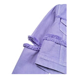 John Richmond Giubbino In Denim Tinta Unita  per Bambina RGP26152GB LILLA JOHN RICHMOND 