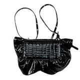 John Richmond Borsa Tinta Unita Lucida per Bambina RGP26170BO NERO JOHN RICHMOND 