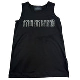 John Richmond Canotta Tinta Unita con Brillantini per Bambina RGP26198CN NERO JOHN RICHMOND 