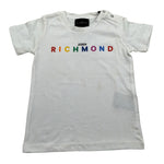 John Richmond T-Shirt Girocollo tinta unita con Stampa Bianco per Neonato RIP21046TS BIANCO JOHN RICHMOND 