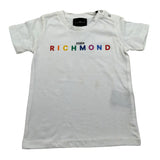 John Richmond T-Shirt Girocollo tinta unita con Stampa Bianco per Neonato RIP21046TS BIANCO JOHN RICHMOND 