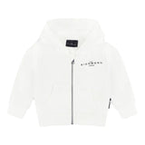 John Richmond Felpa con Zip E Cappuccio Tinta Unita per Neonato RIP25015FE BIANCO JOHN RICHMOND 