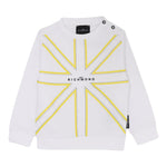 John Richmond Felpa Chiusa Girocollo Tinta Unita per Neonato RIP25078FE BIANCO JOHN RICHMOND 