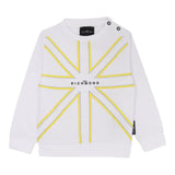 John Richmond Felpa Chiusa Girocollo Tinta Unita per Neonato RIP25078FE BIANCO JOHN RICHMOND 