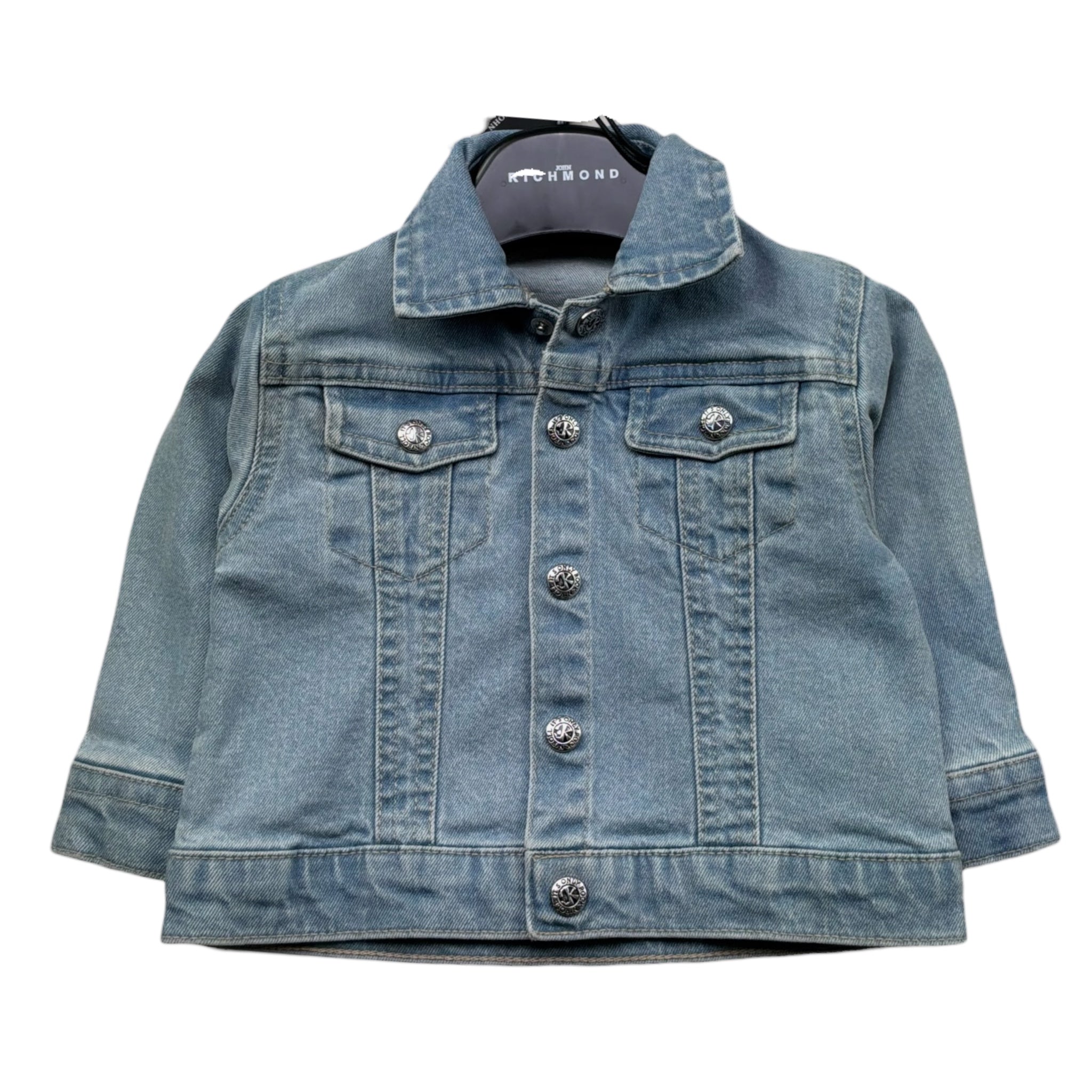 John Richmond Giubbino In Denim Tinta Unita per Neonata RIP260209GB AZZURRO JOHN RICHMOND 