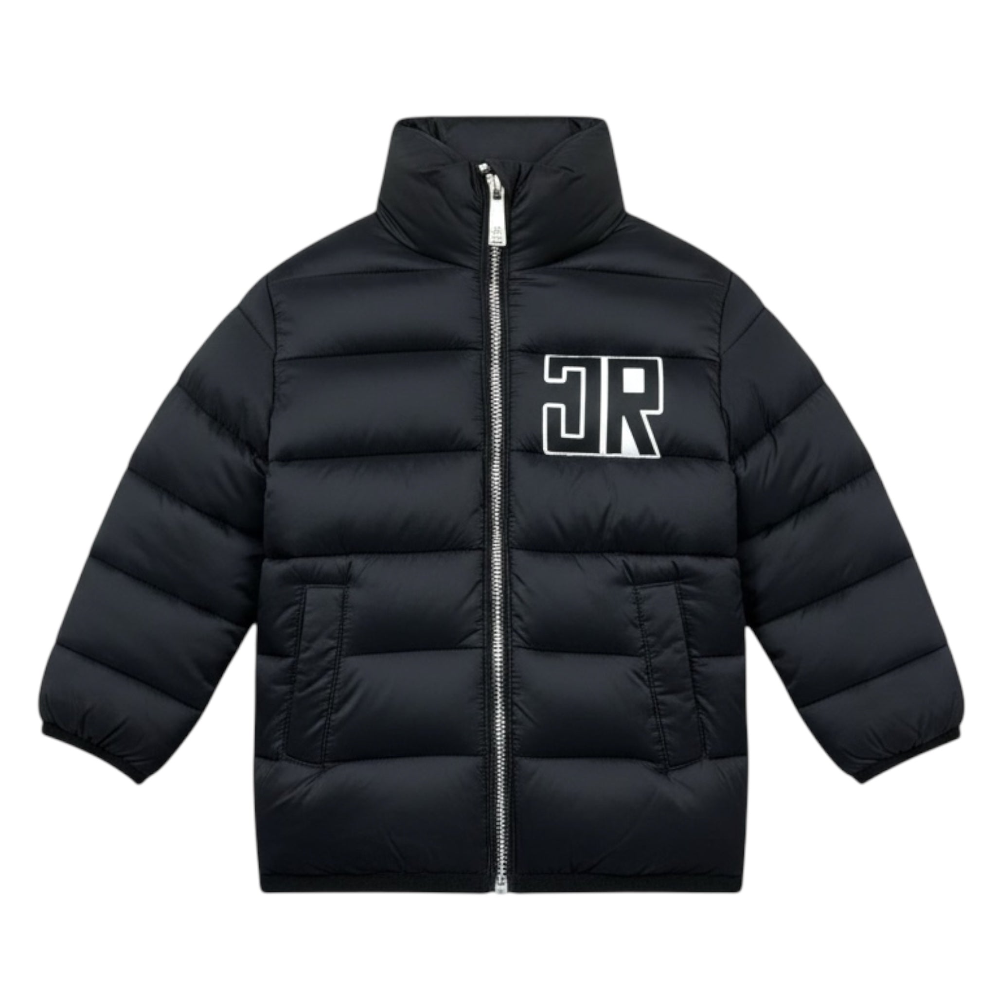 John Richmond Giubbino Tinta Unita con Logo per Neonato RIP26020PI NERO JOHN RICHMOND 