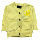 John Richmond Cardigan Tinta Unita con Logo per Neonata RIP26032MA GIALLO JOHN RICHMOND 
