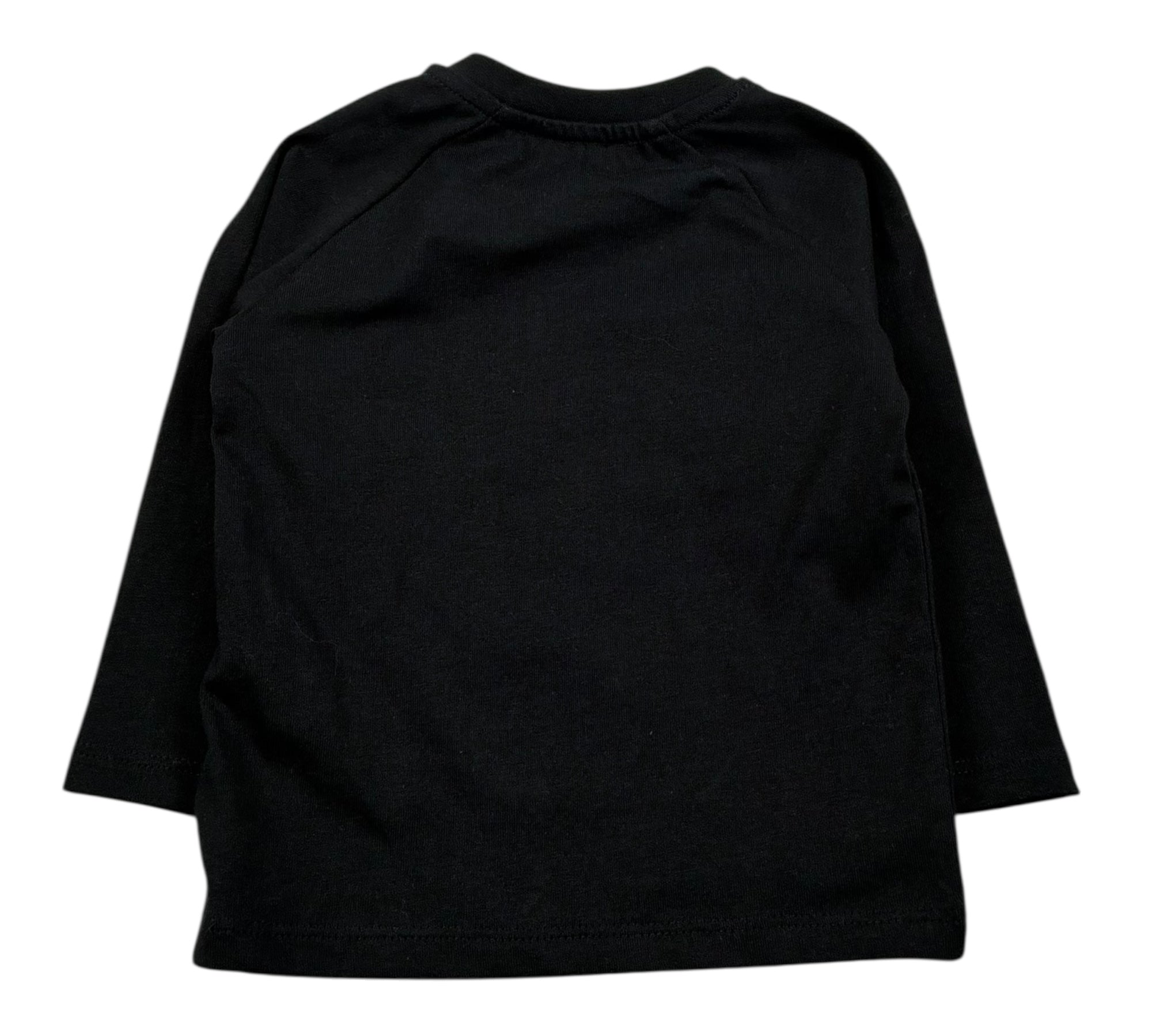 John Richmond Shirt Girocollo Tinta Unita con Logo per Neonato RIP26041TS NERO JOHN RICHMOND 