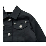 John Richmond Giubbino In Denim Tinta Unita per Neonato RIP26062GB NERO JOHN RICHMOND 