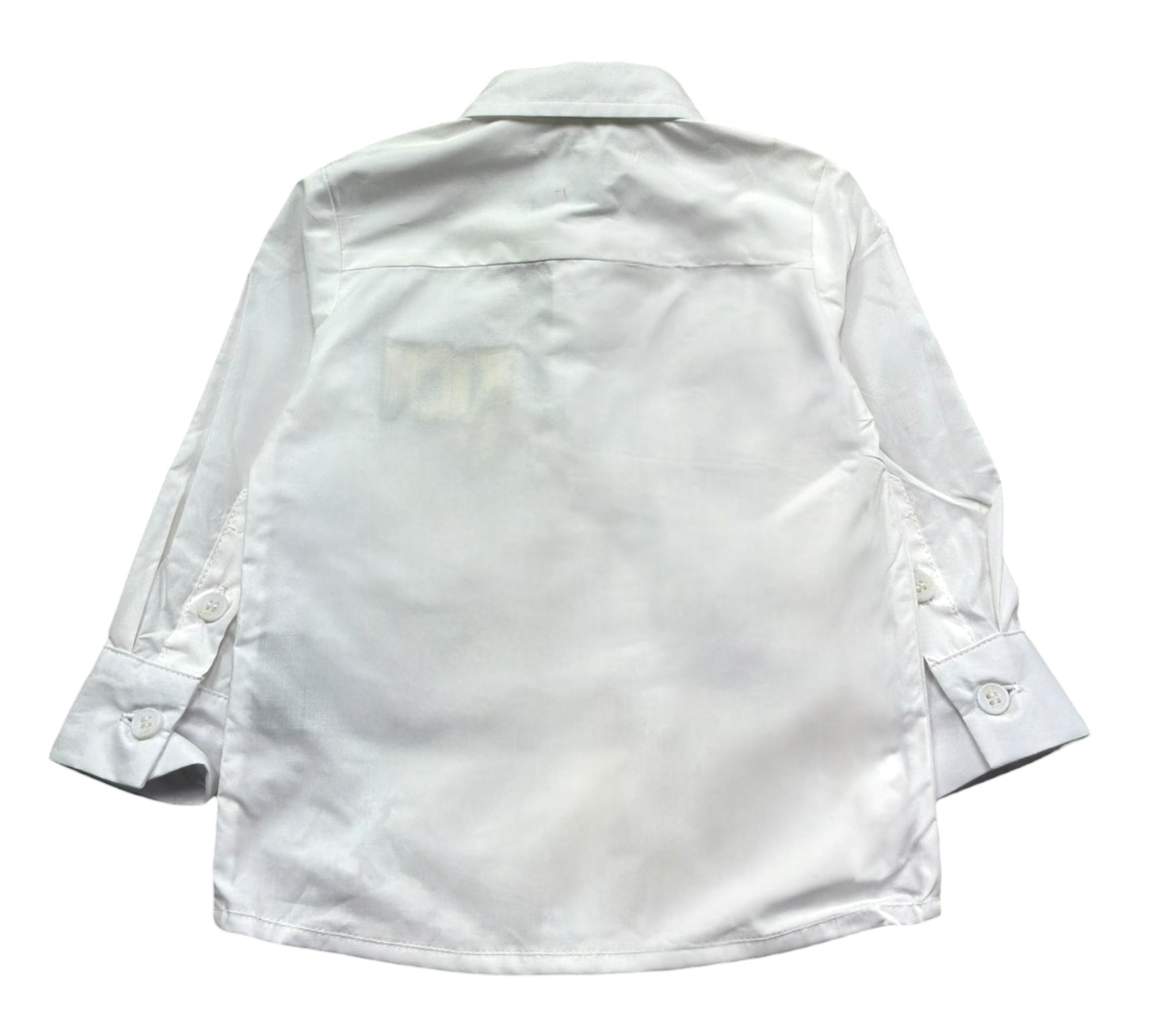 John Richmond Camicia Manica Lunga Tinta Unita con Stampa per Neonato RIP26112CA BIANCO JOHN RICHMOND 
