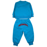John Richmond Completo 2 Pezzi Felpa-Pantalone Tinta Unita per Neonato RIP26136CF AZZURRO JOHN RICHMOND 