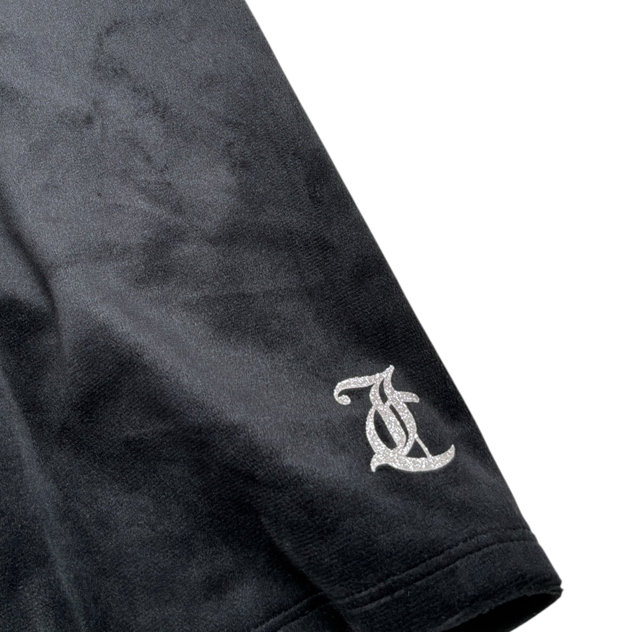 leggins tinta unita modello ciclista in velluto EIEOEO NERO JUICY COUTURE 