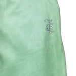 Juicy Couture Pantalone Tinta Unita In Velluto  per Bambina JBX6497 VERDE JUICY COUTURE 