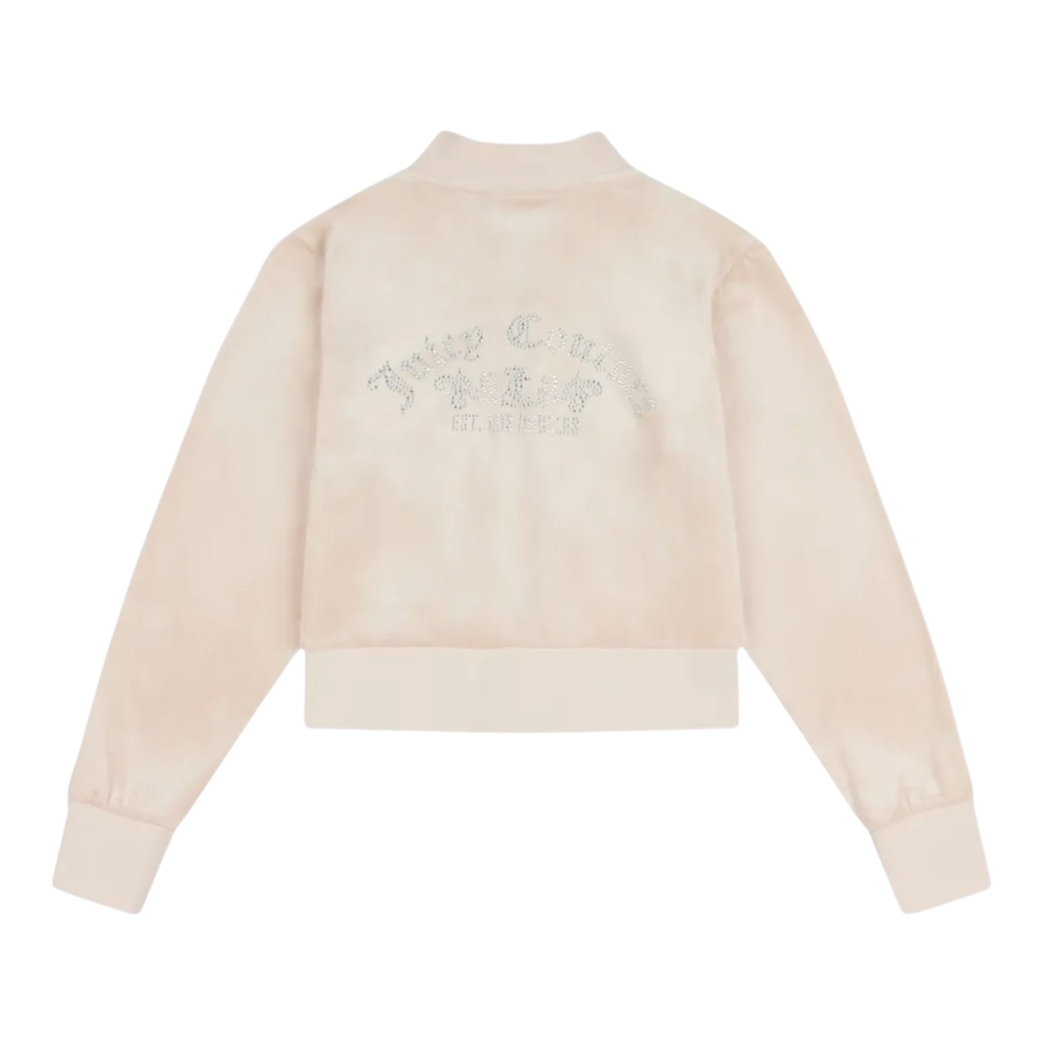 Juicy Couture Felpa Tinta Unita con Zip per Bambina JBX6503 ROSA JUICY COUTURE 