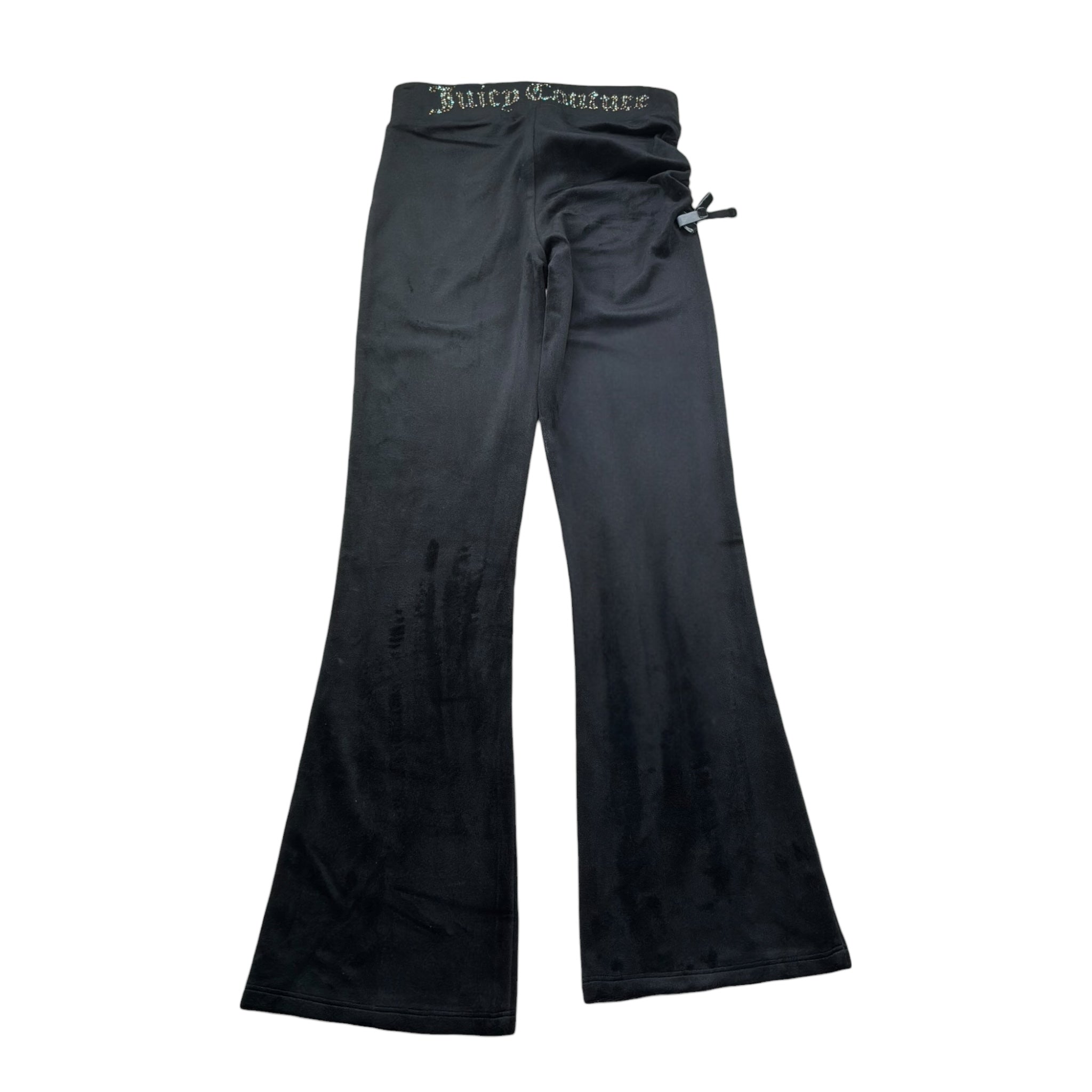 Juicy Couture Leggins In Velluto Tinta Unita per Bambina JBX6515 NERO JUICY COUTURE 
