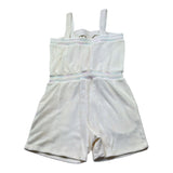 Juicy Couture Tuta Intera Tinta Unita con Stampa per Bambina JBX6526 PANNA JUICY COUTURE 