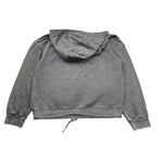 Juicy Couture Felpa con Cappuccio Tinta Unita per Bambina JBX6623 GRIGIO JUICY COUTURE 