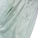 Juicy Couture Pantalone In Velluto Tinta Unita per Bambina JBX6686 VERDE ACQUA JUICY COUTURE 
