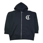 Just Cavalli Felpa con Zip E Cappuccio Tinta Unita con Logo per Bambino JBP26008FE NERO JUST CAVALLI 