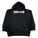 Just Cavalli Felpa con Zip E Cappuccio Tinta Unita con Logo per Bambino JBP26008FE NERO JUST CAVALLI 