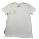 Just Cavalli T-Shirt Girocollo Tinta Unita con Stampa In Contrasto per Bambino JBP26018TS PANNA JUST CAVALLI 