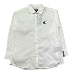 Just Cavalli Camicia Manica Lunga Tinta Unita Conlogo per Bambino JBP26034CA BIANCO JUST CAVALLI 