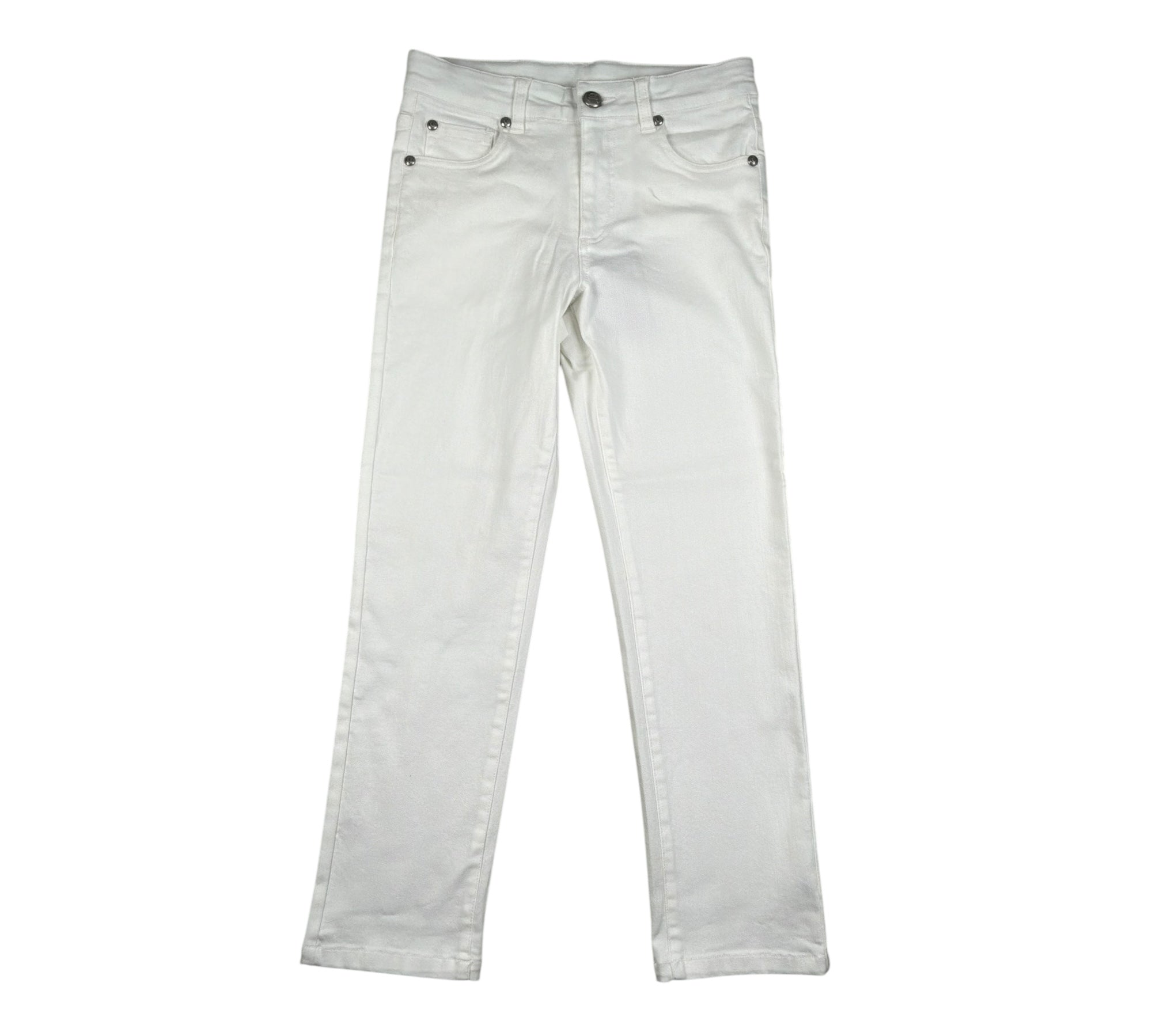 Just Cavalli Jeans Tinta Unita con Girovita Regolabile per Bambino JBP26070PA BIANCO JUST CAVALLI 